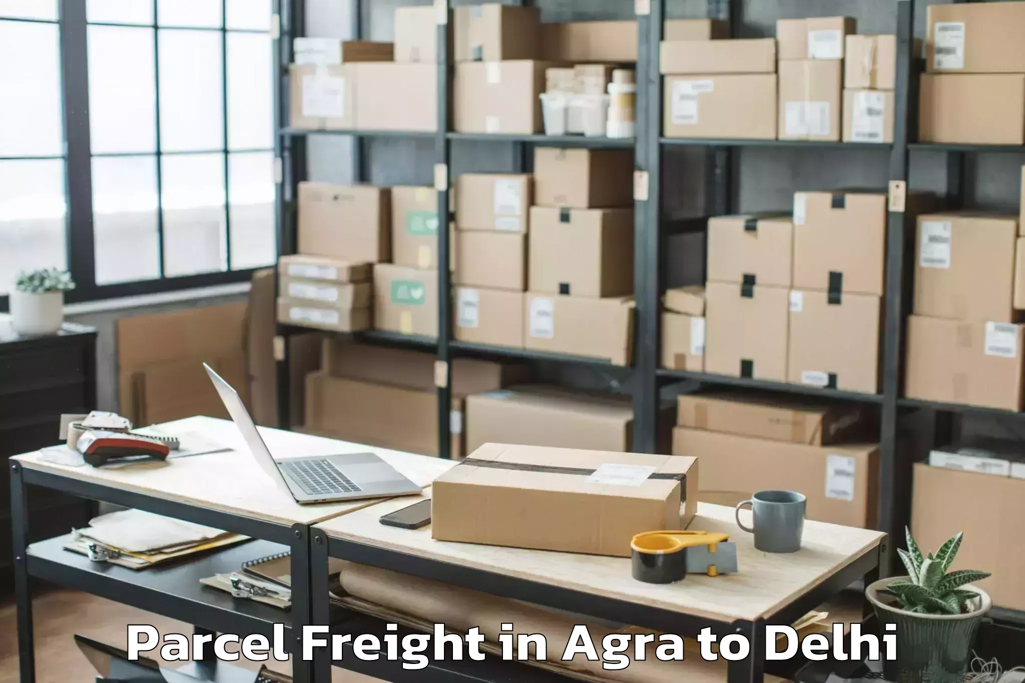 Quality Agra to Westend Mall Delhi Parcel Freight